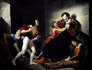Grev Ugolino biter seg i hendene
