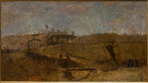 Landskapet i Savignano av Giuseppe Graziosi