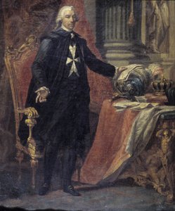 Portrett av M. de Rohan av Giuseppe Grech (1755 - 1787). 14 x 11 cm. av Giuseppe Grech