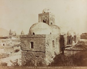 San Giovanni degli Eremiti-kirken i Palermo, detalj av kuplene av Giuseppe Incorpora