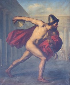 Ulysses kaster diskos av Giuseppe Mancinelli