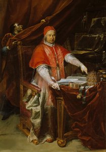 Portrett av pave Benedikt XIV 1675-1758, 1740. av Giuseppe Maria Crespi