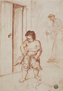 Studie av to figurer, 1710-15 av Giuseppe Maria Crespi