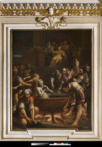 The Martyrium of Saint John the Evangelist av Giuseppe Maria Crespi