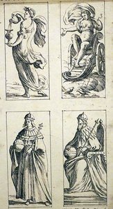 Tarotkort fra 1600-tallet av Giuseppe Maria Mitelli av Giuseppe Maria Mitelli