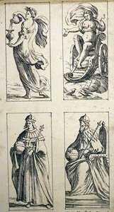 Tarotkort fra 1600-tallet av Giuseppe Maria Mitelli av Giuseppe Maria Mitelli