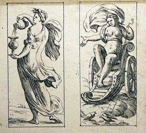 Tarotkort fra 1600-tallet av Giuseppe Maria Mitelli av Giuseppe Maria Mitelli