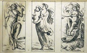 Tarotkort fra 1600-tallet av Giuseppe Maria Mitelli av Giuseppe Maria Mitelli