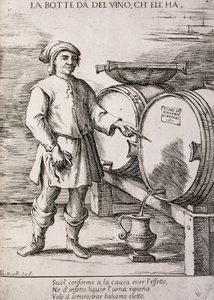 Fat som gir vin som inneholder, Ordtak av Giuseppe Maria Mitelli