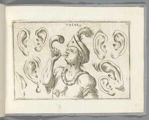hørsel Udire (tittel på objekt) av Giuseppe Maria Mitelli