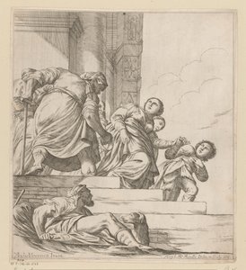 Dronning Vashti er forvist av Giuseppe Maria Mitelli