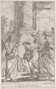 Plate 1: Matteus kall, 1678. av Giuseppe Maria Mitelli