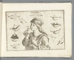 Smak Gustare (tittel på objekt) av Giuseppe Maria Mitelli
