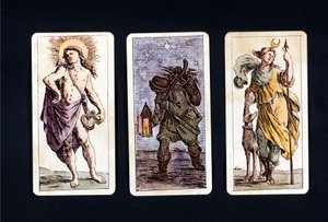 Tarotene til G. B. Mitelli av Giuseppe Maria Mitelli