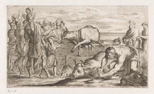 Trojanen tilbyr dieren til Neptun Aris gir utmerkelser til Neptun (tittel på objekt) Omzwervingen van Aeneas (serietittel) L