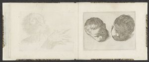 To hoder av små barn Tegningseksempler (serietittel) Mitelli intaglio (serietittel) av Giuseppe Maria Mitelli