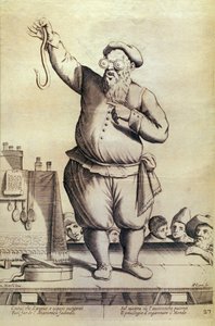 VANDRENDE HANDEL - CIARLATANO av Giuseppe Maria Mitelli
