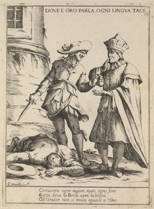 Der gullet taler, er hver tunge stille. Der de snakker, er hvert språk stille, 1678