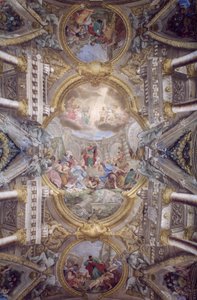 St Pauls gjerninger i Areopagus, Bologna, Italia (bilde) av Giuseppe Maria and Antonio Rolli