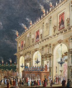 Feiring på Cascine til ære for Ferdinand III, Nattkonsert i gårdsplassen til kasinoet