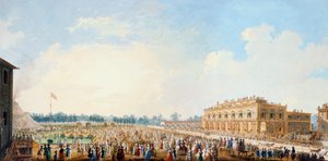 Feiring på Cascine til ære for Ferdinand III, berberløp foran kasinoet