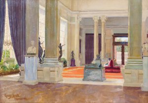 Nasjonalgalleriet for moderne kunst. Inngangsparti av Giuseppe Micali