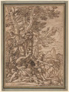 en bachchanal av Giuseppe Nicola Nasini