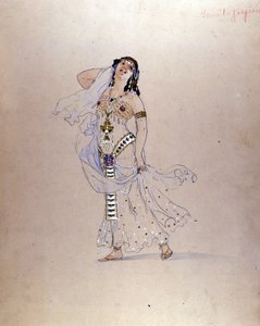 Richard Strauss ”” ”Salomè” ”kostyme av Giuseppe Palanti (1881-1946) for teatret La Scala i Milano i 1912.