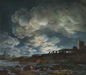 Fullmåne over havet, 1800-1810.