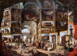 Antikes Rom, um 1754/57 von Giuseppe & Salvi Nicola (1697-1751) Pannini