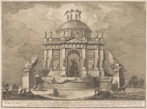 Prima Macchina for Chinea fra 1773: Fredens tempel