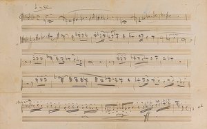 Manuskript: Opera Otello. 1887