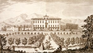 Utsikt over Villa del Barone, fra 
