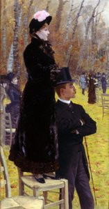 Løpene i Auteuil av Giuseppe de Nittis