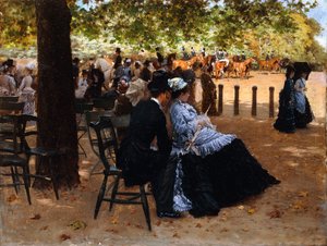 På veddeløpsbanen, 1874 av Giuseppe or Joseph de Nittis