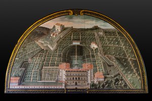 Pitti-palasset, Buboli-hagene og Belvedere-fortet i Firenze