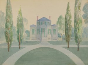 Huset til Benjamine C. Moore, ca. 1936.