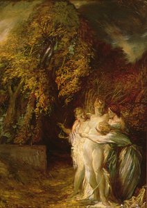 Diana og Acteon (olje på lerret) av Glyn Warren Philpot