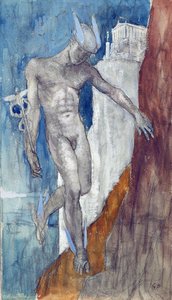 Hermes Descending (blyant og toalett)