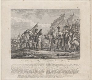 Sarratoga [sic] 17. oktober 1777, ca. 1777. av Godefroy