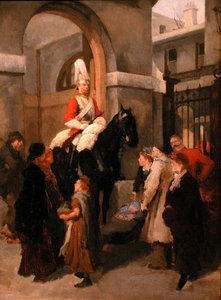 Whitehall (olje på panel)
