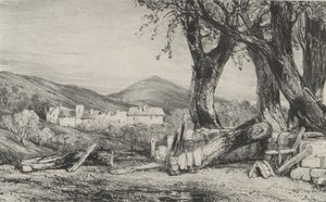 Gorge of Royat, 1831. av Godefroy Engelmann