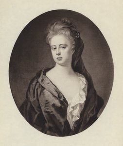 Sarah Jennings, hertuginne av Marlborough (litho) av Godfrey (after) Kneller