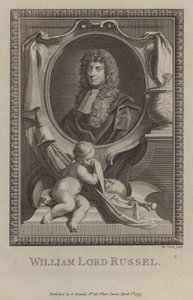 William Russell, Lord Russell, engelsk politiker (gravering) av Godfrey (after) Kneller