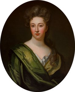 Portrett av Lady Diana Feilding (1659-1731), ca. 1679-1723 (olje på lerret) av Godfrey (studio of) Kneller