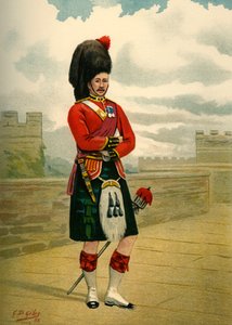 Den 42. - The Black Watch Royal Highlanders, 1890.