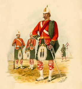 Den femte kongelige skotten av Canada, 1890. av Godfrey Douglas Giles