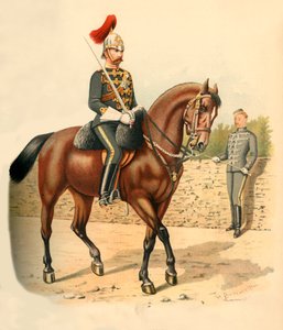 Det sjette regimentet av kavalerihusarer, Canada, 1890.