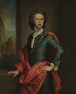 Charles Beauclerk 1670-1726, hertug av St. Albans, ca. 1690-95. av Godfrey Kneller