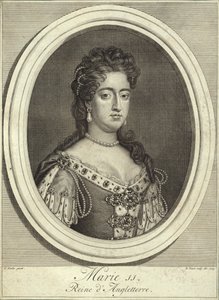 Portrett av dronning Mary II av England, Skottland og Irland av Godfrey Kneller